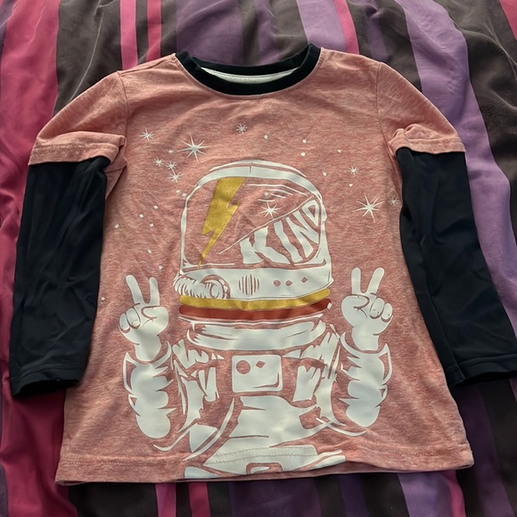 Andy & Evan Other - Andy & Evan long sleeve tee with peace astronaut